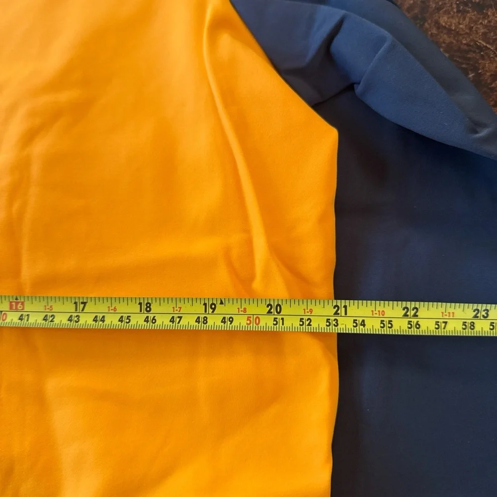 McLaren Men’s Zip-Up Pullover Sweater in Orange and Gray - Picture 7 of 8